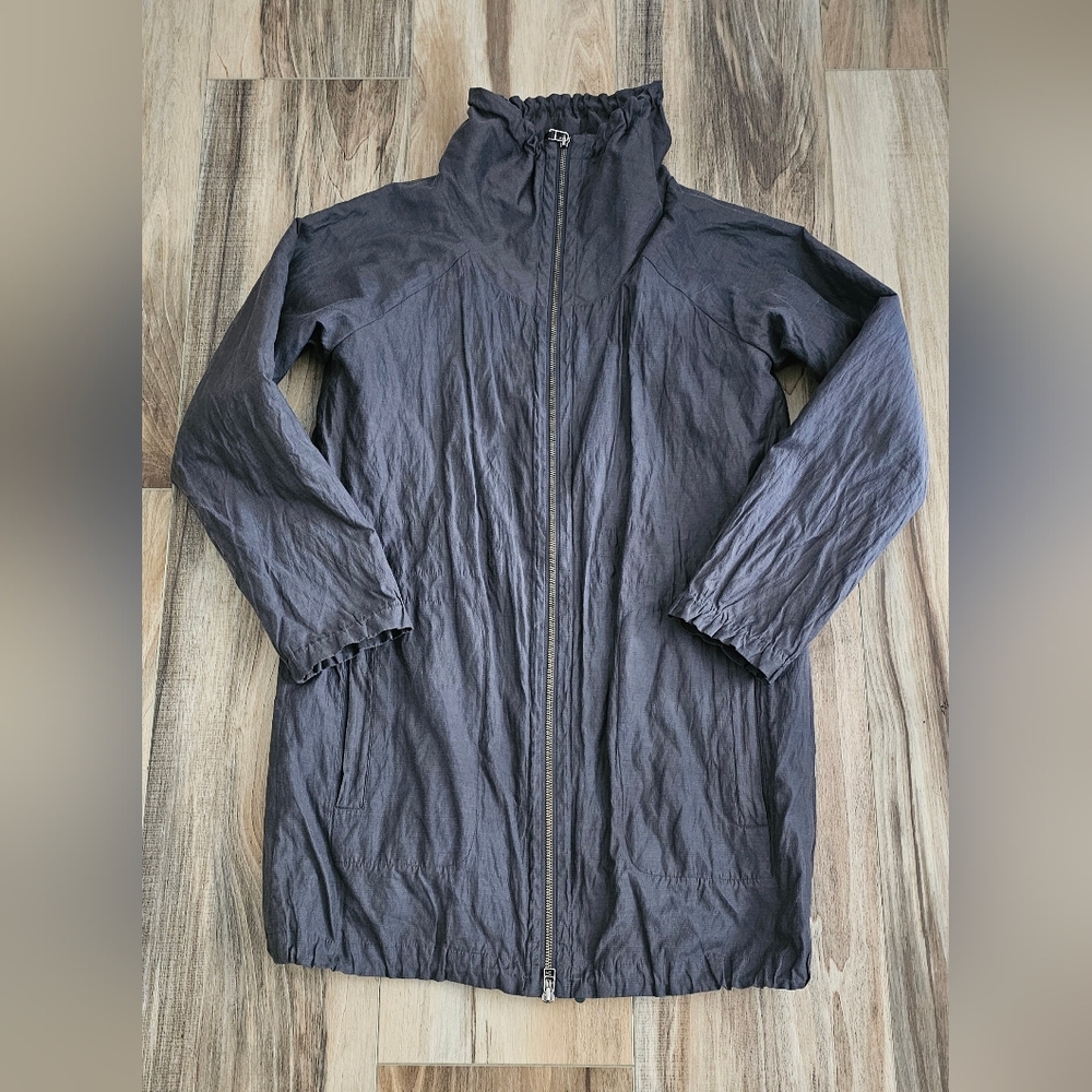 (M) BAIA Dark Gray Zip-Up funnel neck Jacket